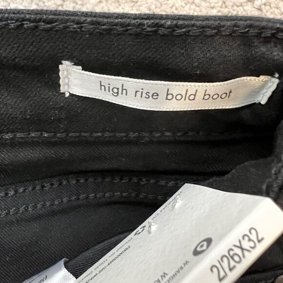 Wrangler Women's Black High Rise Bold Boot Jeans Size 2 x 32 NWT - Picture 8 of 11